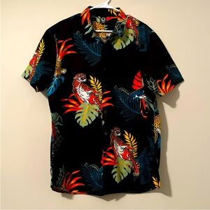 NEFF Men’s Awesome Short Sleeve Shirt Size XL Excellent Rare Print